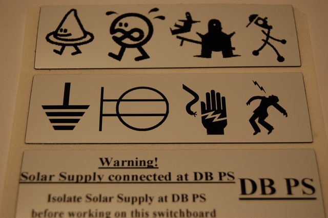 Permanently Embossed Stainless Steel Marker Tag